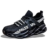 Work Safety Shoes for Men Womens, Steel Toe Sneakers Shoes Construction Working Shoes for Hiking Trail Tennis...Black40