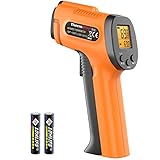 ThermoPro TP30 Digital Infrared Thermometer Gun Non Contact Laser Temperature Gun -58°F ~1022°F (-50°C ~ 550°C) with Adjustable Emissivity & Max Measure (NOT for Human Body Temperature)