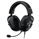 Logitech G PRO X SE Wired Gaming Headset with Mic - Detachable Microphone, Comfortable Memory Foam Ear Pads, DTS Headphone 7.1, for PC, Xbox, PS5, PS4 - Black