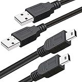 SCOVEE PS3 Controller Cord, 【2 Pack 10ft】 PS3 Charger Cable for Sony Playstation 3 / PS-3 Slim SixAxis Controller,PS3 Charging Cord,PS3 Charging Cable,PS Move DualShock 3 Remote Charge Wire