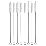 Hiware Straw Cleaner Brush Set, 8-Piece Long Cleaning Brush for Straws on Tumbler, Water Bottle, Sippy Cup, and Pipes, Tubes or Hummingbird Feeders