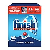 Finish - All in 1 - Dishwasher Detergent - Powerball - Dishwashing Tablets - Dish Tabs - Fresh Scent, 94 Count (Pack of 1) - Packaging May Vary