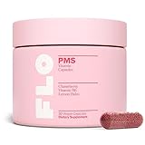 FLO PMS Vitamins Capsule for Women, 30 Servings (Pack of 1) - Proactive PMS Relief - Targets Hormonal Acne, Bloating, Cramps, & Mood Swings with Chasteberry, Vitamin B6, & Lemon Balm