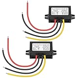 Klnuoxj DC 24V 12V to 5V 5A 25W Step Down Converter Module Buck Reduced Voltage Regulator Car Power Converter 24 Volt 12 Volt to 5 Volts Direct Current Converter (2-PCS)