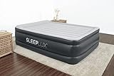 SLEEPLUX Durable Inflatable Air Mattress with Built-in Pump, Pillow and USB Charger, 22' Tall Queen