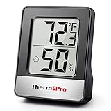 ThermoPro TP49 Digital Hygrometer Indoor Thermometer Humidity Meter Room Thermometer with Temperature and Humidity Monitor Mini Hygrometer Thermometer