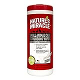 Nature's Miracle Small Animal Cage Scrubbing Wipes, Extra Thick, 30 Count (Pack of 1)