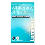 Lumineux Teeth Whitening Strips 7 Treatments - Enamel Safe - Whitening Without The Sensitivity - Dentist Formulated & Certified Non-Toxic