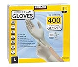 Kirkland Signature Nitrile Exam Gloves Large, 400 Count