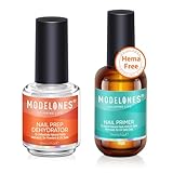 modelones 15 ml Nail Prep Dehydrator and Primer, Nail Prep Dehydrator & Nail Primer Kit, Acrylic Nail Supplies Primer