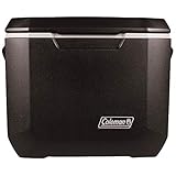 Coleman Rolling Cooler | 50 Quart Xtreme 5 Day Cooler with Wheels | Wheeled Hard Cooler Keeps Ice Up to 5 Days, Black