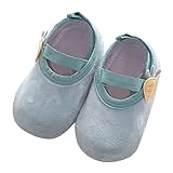 Bblulu Baby Toddler First Walking Non-Skid Shoes Breathable Thick Kids Boys Girls Socks for Infant Toddler Girls Slipper Green