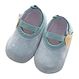 Bblulu Baby Toddler First Walking Non-Skid Shoes Breathable Thick Kids Boys Girls Socks for Infant Toddler Girls Slipper Green