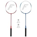 Franklin Sports Badminton Racket + Birdie Set - Replacement Badminton Equipment for Kids + Adults - 2 Player - 4 Player Badminton Racket Sets