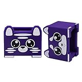 Morlike 2 Pack Silicone Booster Seat Belt Buckle Holder (Animal-Purple)