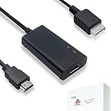 LevelHike HDMI Cable for Playstation 2 & Playstation 1 Console (PS2 & PS1), PS1/PS2 to HDMI Adapter with True RGB Signal Output (100% Improved Video Quality), HD Converter with 4:3/16:9 Switch