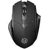 INPHIC Mouse, 3 Modes Bluetooth 5.0&4.0 Mouse 2.4G Rechargeable Wireless Mouse with 6 Buttons, Ergonomic Computer Mouse for Laptop, Mac, PC etc.