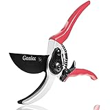 gonicc 8' Professional Sharp Bypass Pruning Shears (GPPS-1002), Tree Trimmers Secateurs,Hand Pruner, Garden Shears,Clippers For The Garden, Bonsai Cutters, Loppers