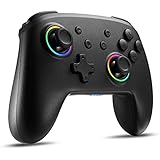 DOYOKY Switch Controller, Switch Controller Compatible with Switch/Switch Lite, Wireless Gamepad with 7 LED Colors/Motion Control/Dual Vibration/Turbo