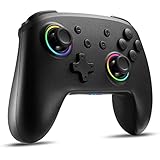 DOYOKY Switch Controller, Switch Controller Compatible with Switch/Switch Lite, Wireless Gamepad with 7 LED Colors/Motion Control/Dual Vibration/Turbo