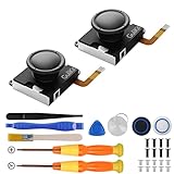GuliKit Switch Joystick Replacement, Hall Effect Joystick, No Drift, Hall Joystick for Switch Joycon, Switch OLED & Switch Lite with Repair Kit (1 pair)