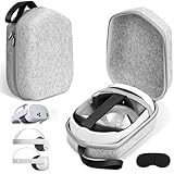 sarlar Hard Carrying Case Compatible with Oculus Meta Quest 3S/Quest 3/Quest 2 Official Original/Elite Strap Version VR Headset and Touch Controller Accessories, Suitable for Travel and Home Storage
