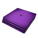 Purple Burst Full Faceplates Skin Decal Wrap with 2 Piece Lightbar Decals for Playstation 4 Pro