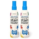 Miss Mouth's HATE STAINS CO Stain Remover for Clothes - 4oz 2 Pack of Newborn & Baby Essentials Messy Eater Stain Treater Spray - No Dry Cleaning Food, Grease, Coffee Off Laundry, Underwear, Fabric