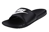 Nike Men's Benassi Just Do It Athletic Sandal, Black/White Noir/Blanc, 11.0 Regular US