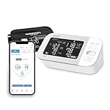 OMRON Platinum Blood Pressure Monitor, Upper Arm Cuff, Digital Bluetooth Blood Pressure Machine, Stores Up To 200 Readings for Two Users (100 readings each)