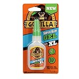 Gorilla Super Glue Gel XL, 25 Gram, Clear, (Pack of 1)