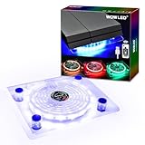 WFPOWER Wireless IR Remote Control 24 keys PS4 Cooling Fan RGB USB LED Cooler Thermal Fan Pad Stand for PC Case CPU Cooler Computer Gaming PS4 Playstation 4 Consoles Laptop Notebook XBOX One Radiators