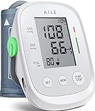 Blood Pressure Monitor,AILE Blood Pressure Machine Upper Arm Large Cuff(8.7'-16.5'Adjustable),Automatic high Blood Pressure Cuff for Home use (White)