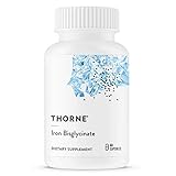 THORNE Iron Bisglycinate - 25 mg Iron Supplement for Enhanced Absorption Without Gastrointestinal Side Effects - NSF Certified for Sport - Gluten-Free - 60 Capsules