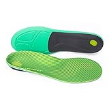 Superfeet RUN Comfort - Carbon Fiber Orthotic Shoe Insoles - High Arch Support for Running Shoes - 9.5-11 Men / 10.5-12 Women