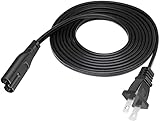 DIGITMON 1FT Premium 2-Prong Replacement AC Power Cable Compatible for Microsoft 1681 Xbox One S Models Power Supply Adapter Brick