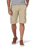 Wrangler Authentics Men's Premium Twill Cargo Short, Camel, 38