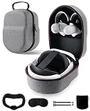 VORI Case for Meta/Oculus Quest 2 Accessories, Compatible with Elite Strap Battery Version/Kiwi Design/BOBOVR Headstrap, with Silicone VR Face Cover, Portable Hard Carrying Case for Meta Quest 2