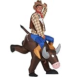 Morph Inflatable Bull Costume Adult, Inflatable Bull Costume, Inflatable Bull Rider Costume, Blow Up Bull Costume