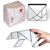 Pickagram Tangrams for Kids Ages 8-12 & Adults 3D Magnetic Tangram Fidget Puzzle: STEM Certified Magnetic Pattern Blocks (Panda)