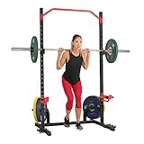 Sunny Health & Fitness Power Zone Squat Stand Power Rack Cage - SF-XF9931, Upright