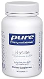 Pure Encapsulations L-Lysine - Essential Amino Acid Supplement for Immune Support & Gum, Lip Health* - with L-Lysine HCl - 90 Capsules