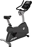 Life Fitness C1 Upright Indoor Cycling Exercise Bike with Track Connect Console