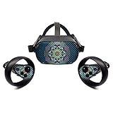MightySkins Carbon Fiber Skin for Oculus Quest - Celtic Bees | Protective, Durable Textured Carbon Fiber Finish | Easy to Apply, Remove, and Change Styles | Made in The USA