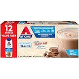 Atkins Gluten Free Protein-Rich Shake, Milk Chocolate Delight, Keto Friendly (Pack of 12), 11 Fl Oz