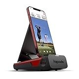 Rapsodo Mobile Launch Monitor for Golf Indoor and Outdoor Use with GPS Satellite View and Professional Level Accuracy, iPhone & iPad Only,Black/Red