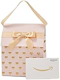 Amazon.com Gift Card in a Pink and Gold Gift Bag