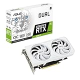 ASUS Dual NVIDIA GeForce RTX 3060 Ti White OC Edition Graphics Card (PCIe 4.0, 8GB GDDR6X Memory, HDMI 2.1, DisplayPort 1.4a, 2-Slot Design, Axial-tech Fan Design, 0dB Technology, and More)