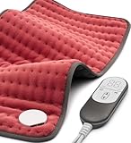 VALGELUIK Heating pad for Back, Neck, Shoulder, Cramps and Leg Pain Relief, Heat Pads Christmas Gifts for Women, Men, Mom, Dad, Auto-Off,Machine Washable,Moist Dry Heat Options,Extra Large 12'x24'