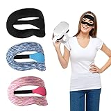 VR Mask Sweat Band for Meta/Oculus Quest 2 Accessories,Breathable Facemask for Enhanced Comfort in VR,Protect Facial Skin,Adjustable Size,Replace Silicone Face Cover Pad(3PCS)